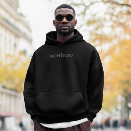 THE MONTERO Black Hoodie – Silence Edition