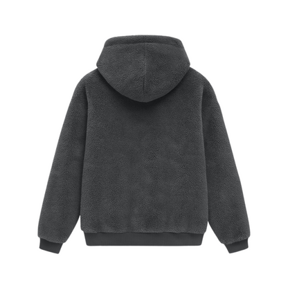 THE MONTERO Grey Sherpa Hoodie