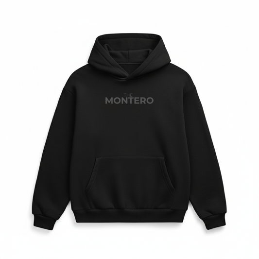THE MONTERO Black Hoodie – Silence Edition